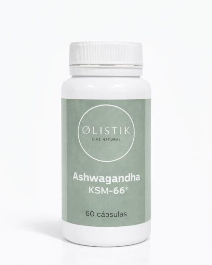 complemento alimenticio a base de extracto de raíz de Ashwagandha de cultivo ecológico que da estabilidad emocional y física.