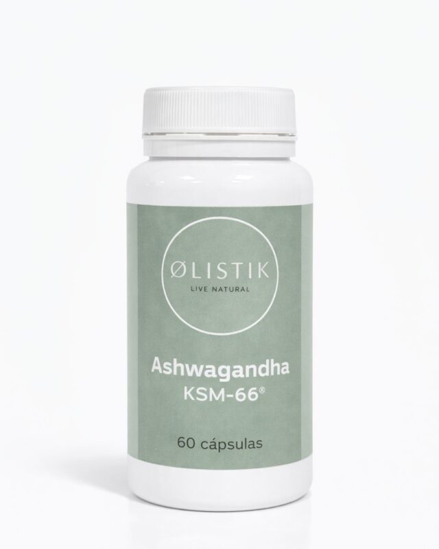 complemento alimenticio a base de extracto de raíz de Ashwagandha de cultivo ecológico que da estabilidad emocional y física.