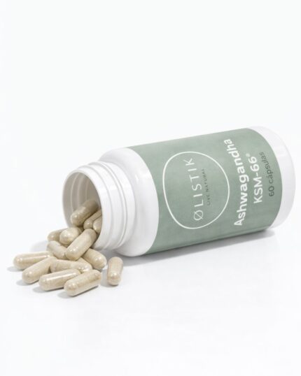 complemento alimenticio a base de extracto de raíz de Ashwagandha de cultivo ecológico que da estabilidad emocional y física.