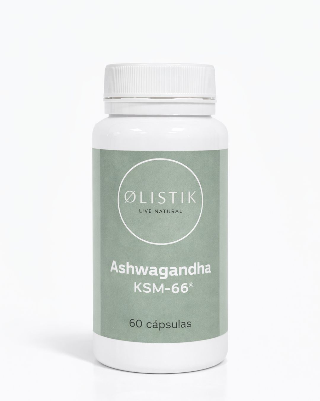 ASHWAGANDHA KSM 66 complemento alimenticio a base de extracto de raíz de Ashwagandha de cultivo ecológico que da estabilidad emocional y física.