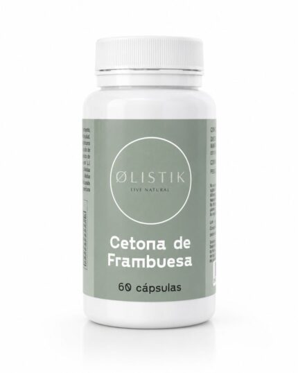 Complemento alimenticio con cetona de frambuesa, mango africano, açaí, alcachofa, té verde y vinagre de manzana.